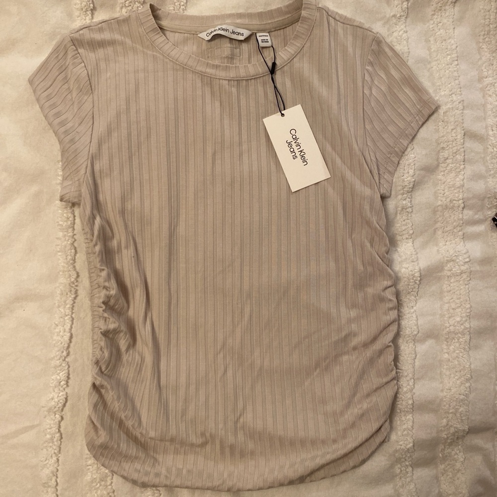 Calvin Klein Ribbed Top - Picture 6 of 7